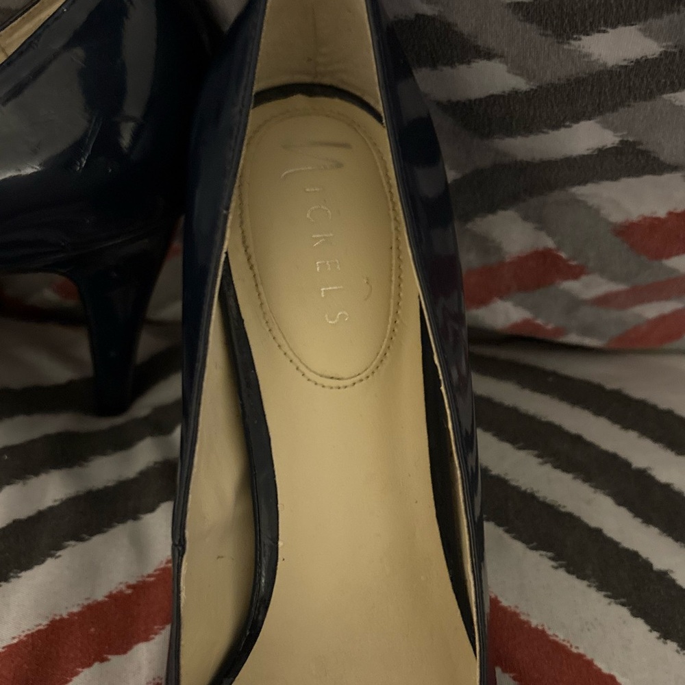 Nickels Women's Classic Dark Blue Heels
